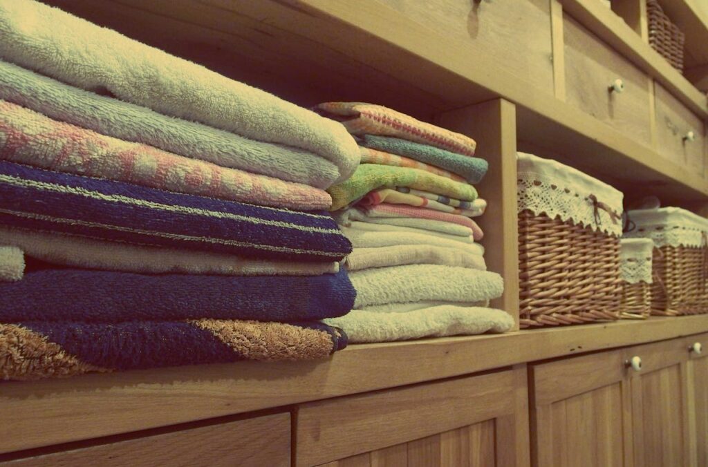 Efficient storage solutions with adjustable sections for cleaning products